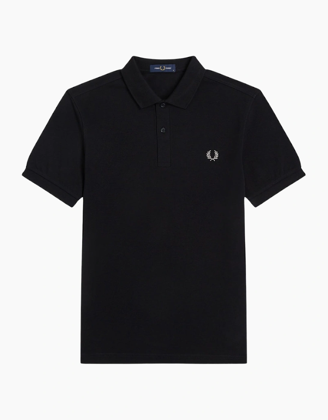 Fred Perry Classic Black Chrome Logo Polo Shirt, 5 of 4
