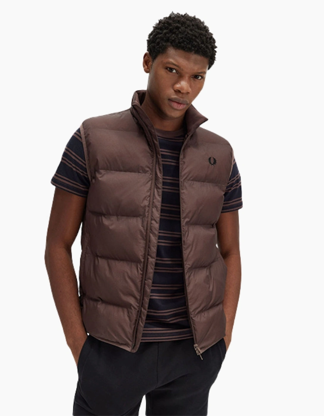 Fred Perry Carrington Brick Insulated Gilet