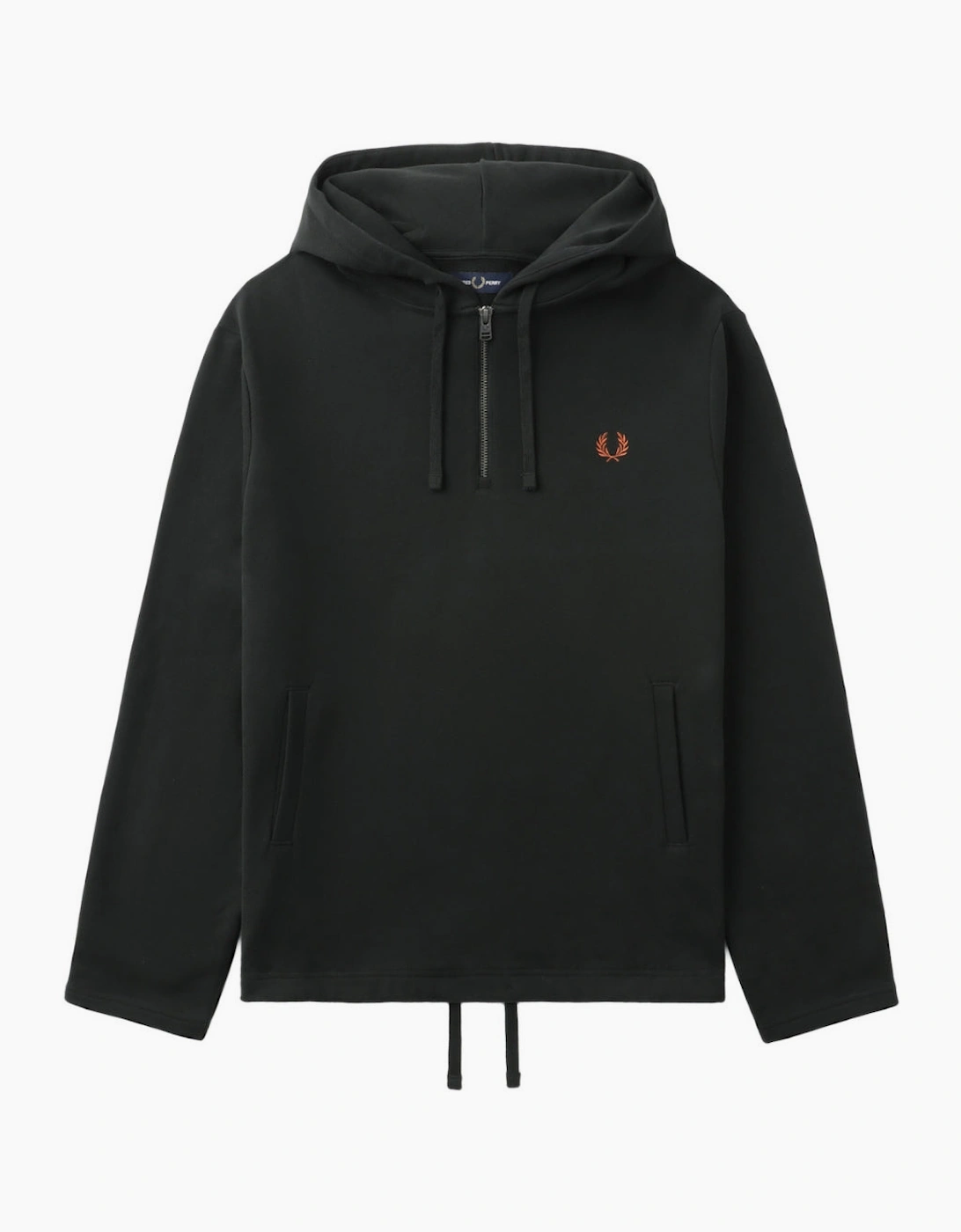 Fred Perry Hooded Smock Night Green Sweater, 6 of 5