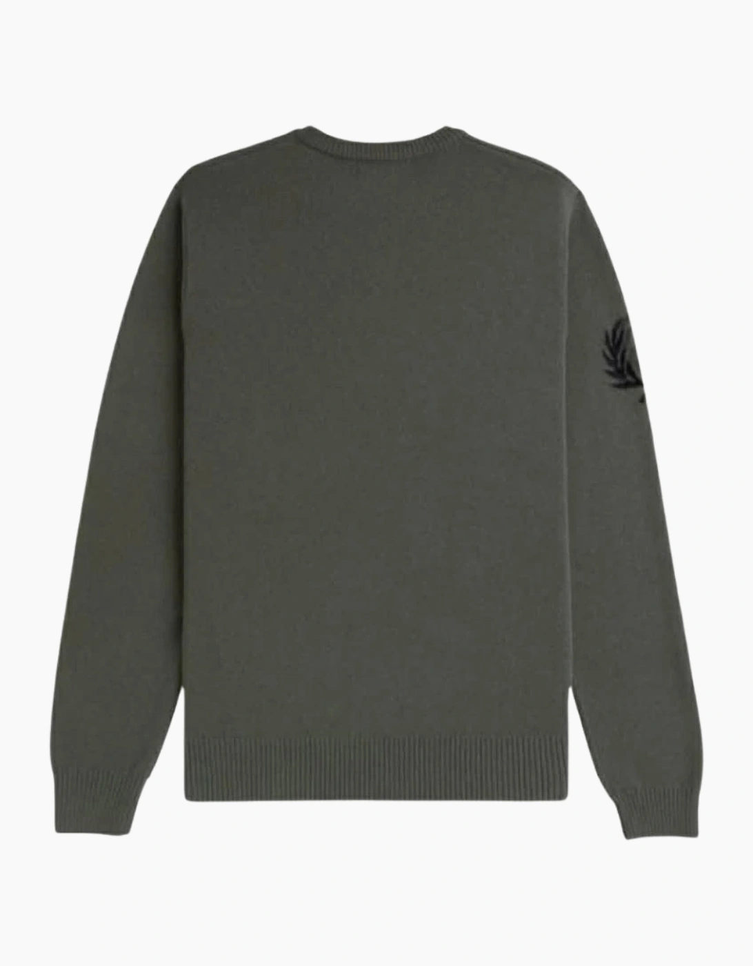 Fred Perry Laurel Wreath Knit Field Green Jumper
