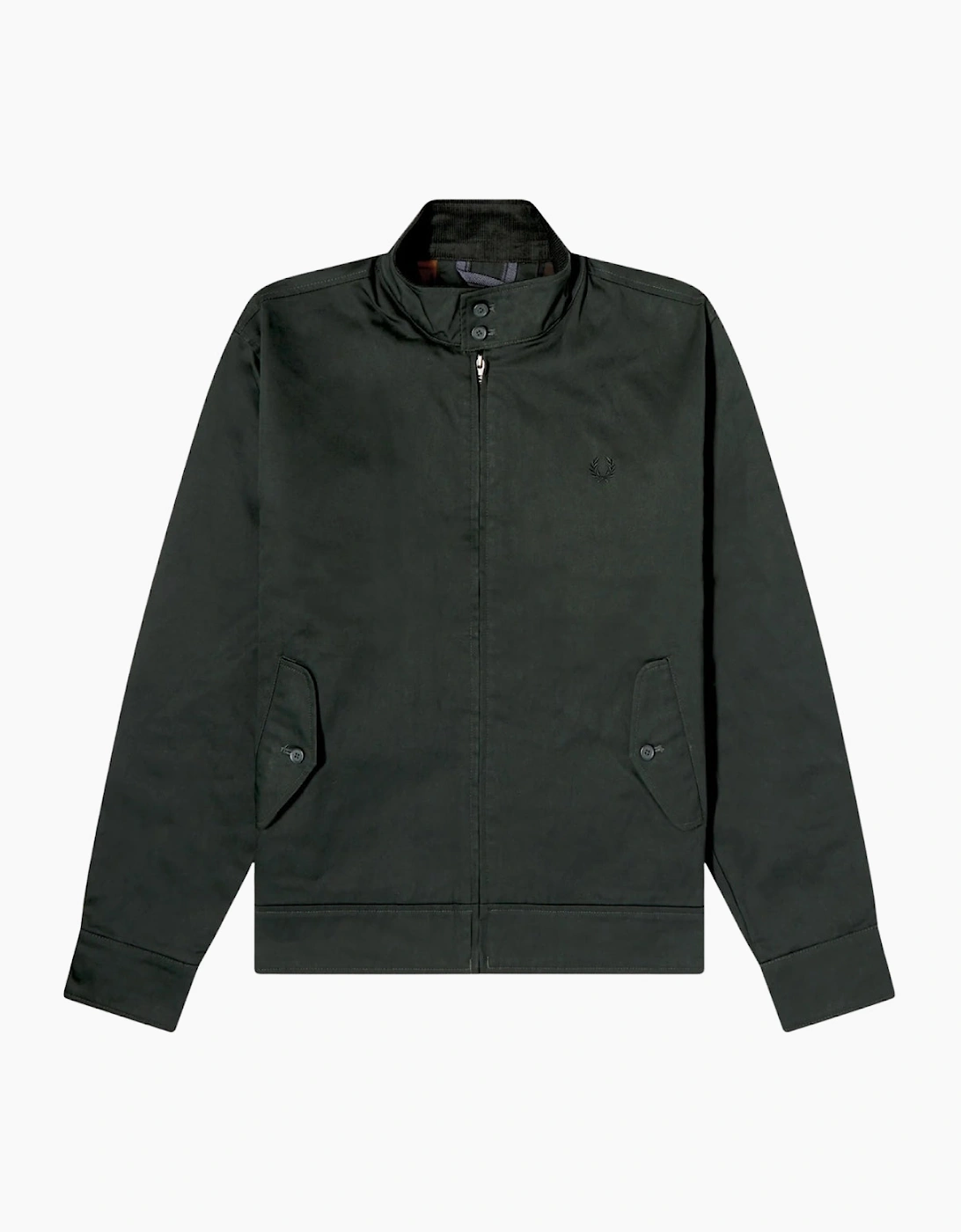 Fred Perry Waxed Night Green Harrington Jacket, 6 of 5