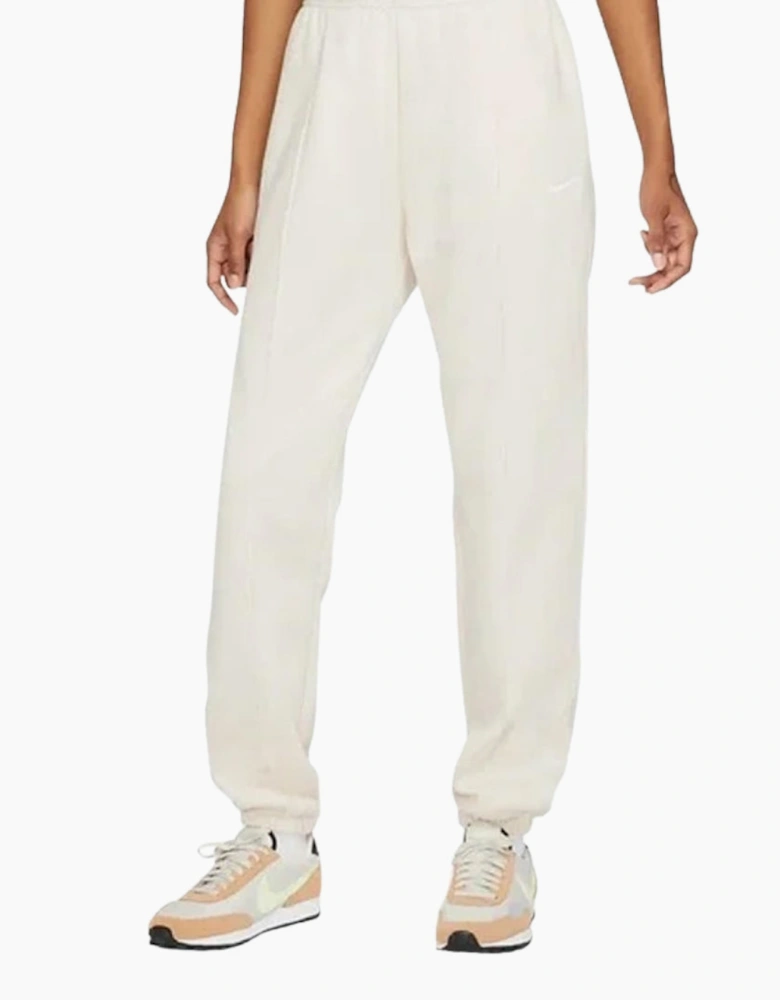 Nike Sportswear Essential White Fleece Trousers