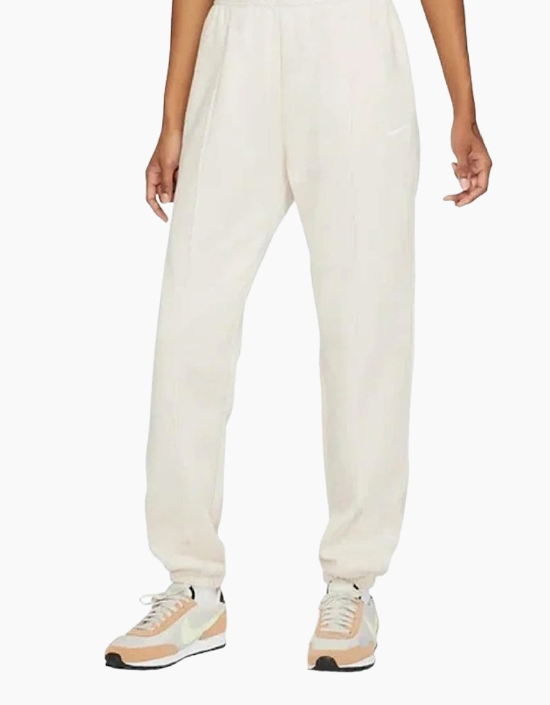 Nike Sportswear Essential White Fleece Trousers
