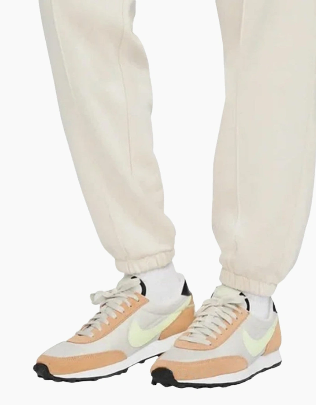 Nike Sportswear Essential White Fleece Trousers
