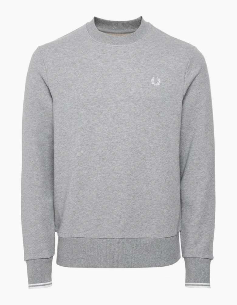 Fred Perry Crew Neck Steel Marl Jumper