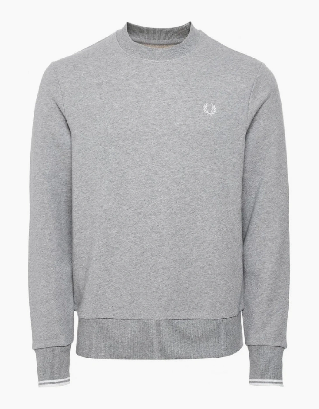 Fred Perry Crew Neck Steel Marl Jumper, 7 of 6