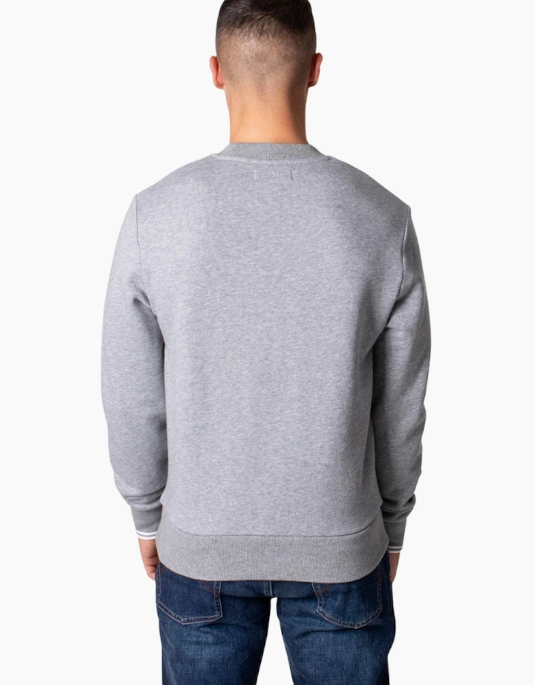 Fred Perry Crew Neck Steel Marl Jumper