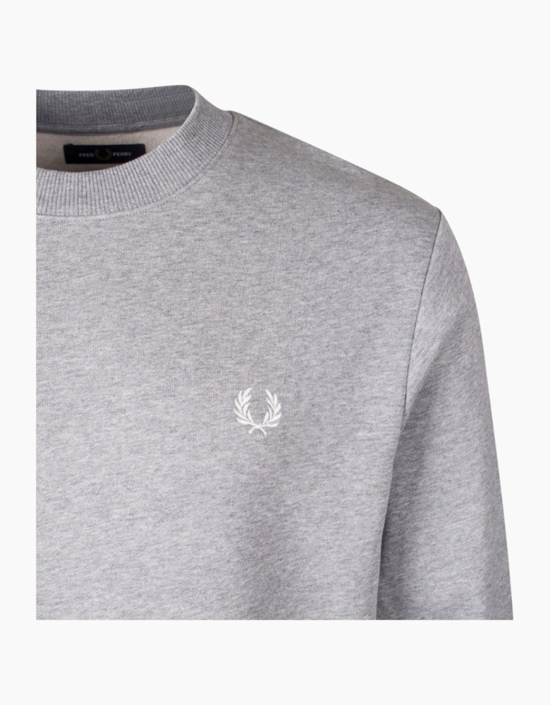 Fred Perry Crew Neck Steel Marl Jumper