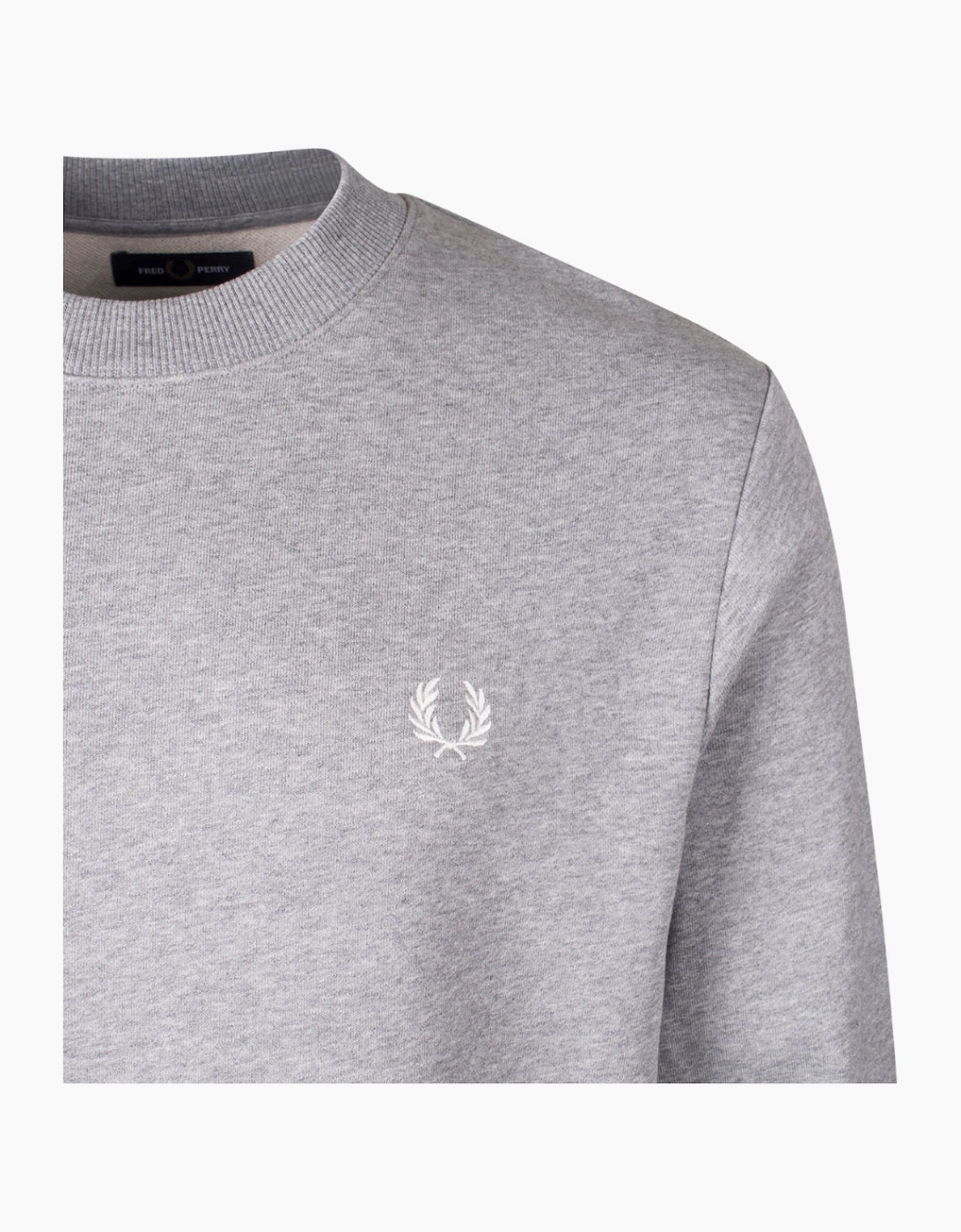 Fred Perry Crew Neck Steel Marl Jumper