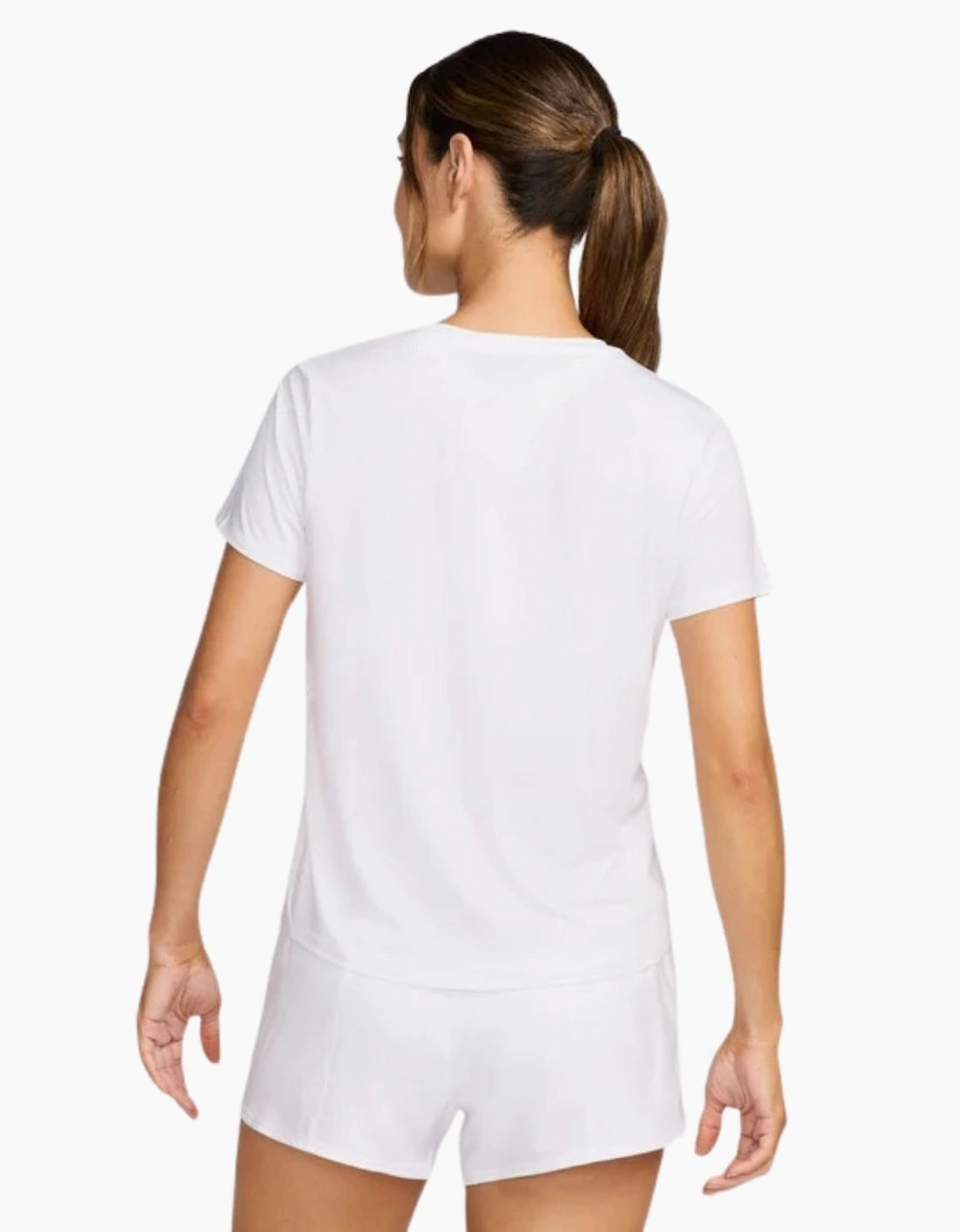 Nike Dri-Fit One Swoosh Running White T-Shirt