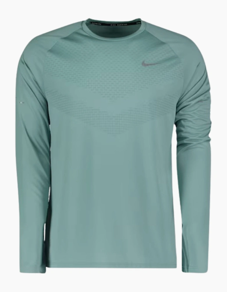 Nike Dri-FIT ADV Stride Green Longsleeve Running Top
