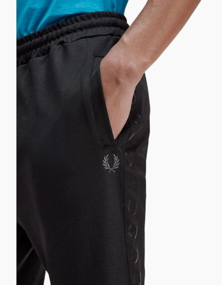 Fred Perry Contrast Tape Black Track Pant