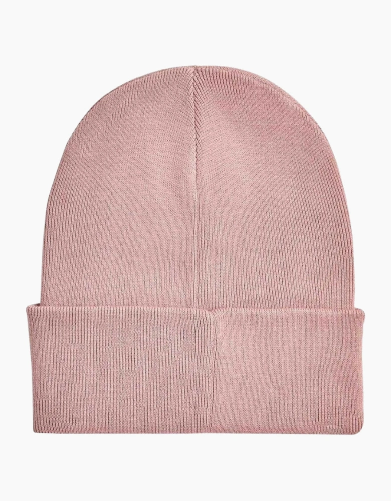 Fred Perry Embroidered Dusty Rose Beanie