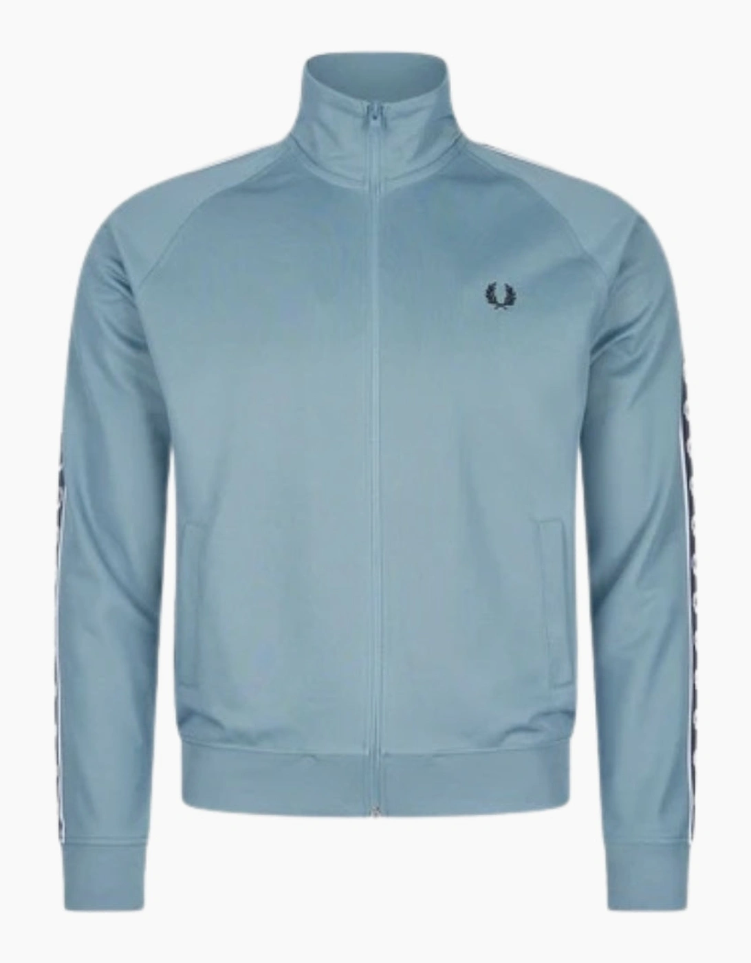 Fred Perry Contrast Tape Ash Blue Track Jacket, 7 of 6
