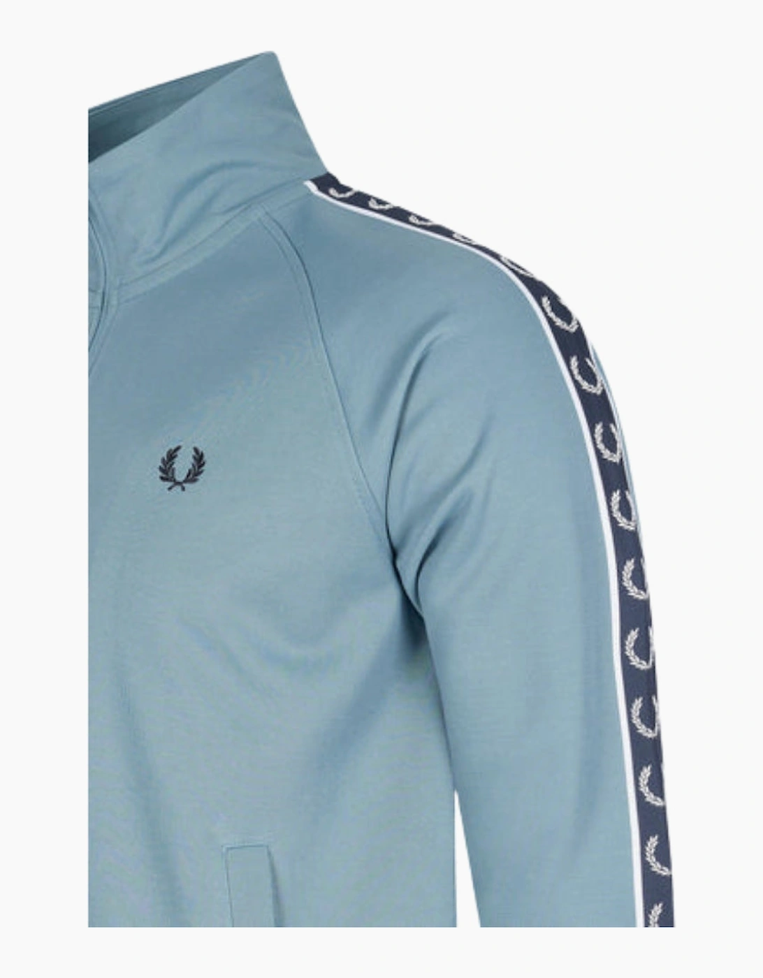 Fred Perry Contrast Tape Ash Blue Track Jacket