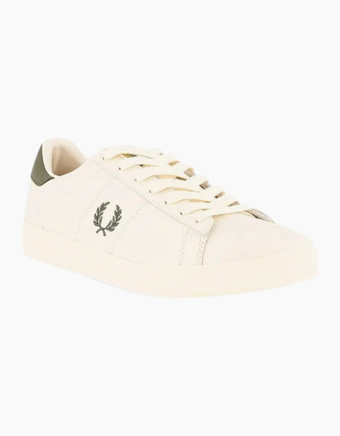 Fred Perry Spencer Leather Ecru Trainers