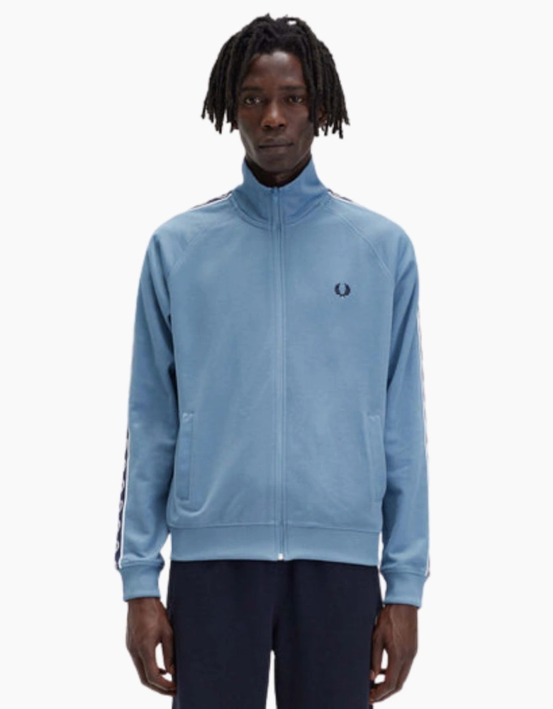 Fred Perry Contrast Tape Ash Blue Track Jacket