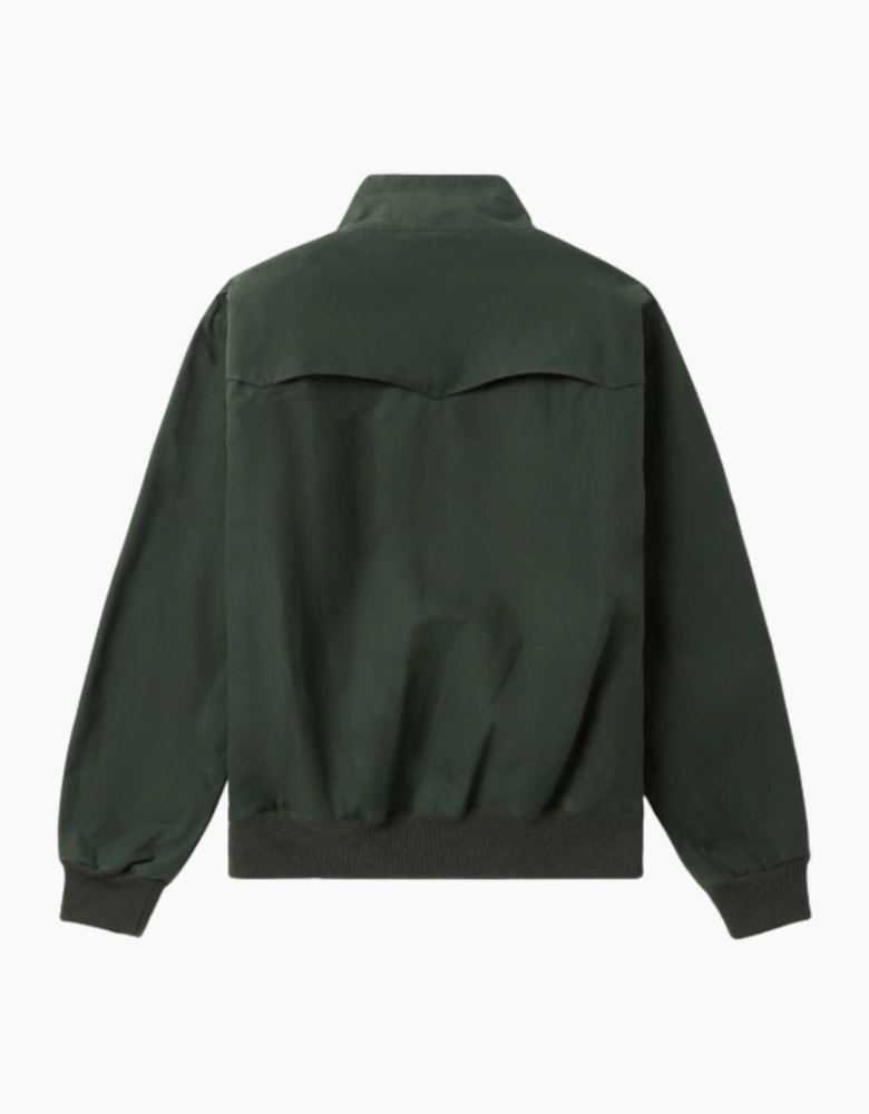 Fred Perry Made In England Waxed Night Green Harrington Jacket