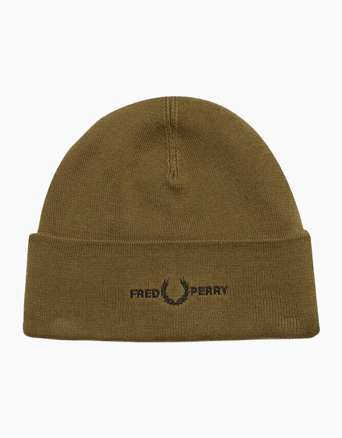 Fred Perry Embroidered Shaded Stone Beanie, 4 of 3