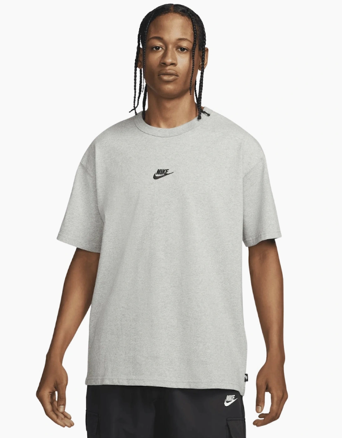 Nike Sportswear Premium Essentials Grey T-Shirt