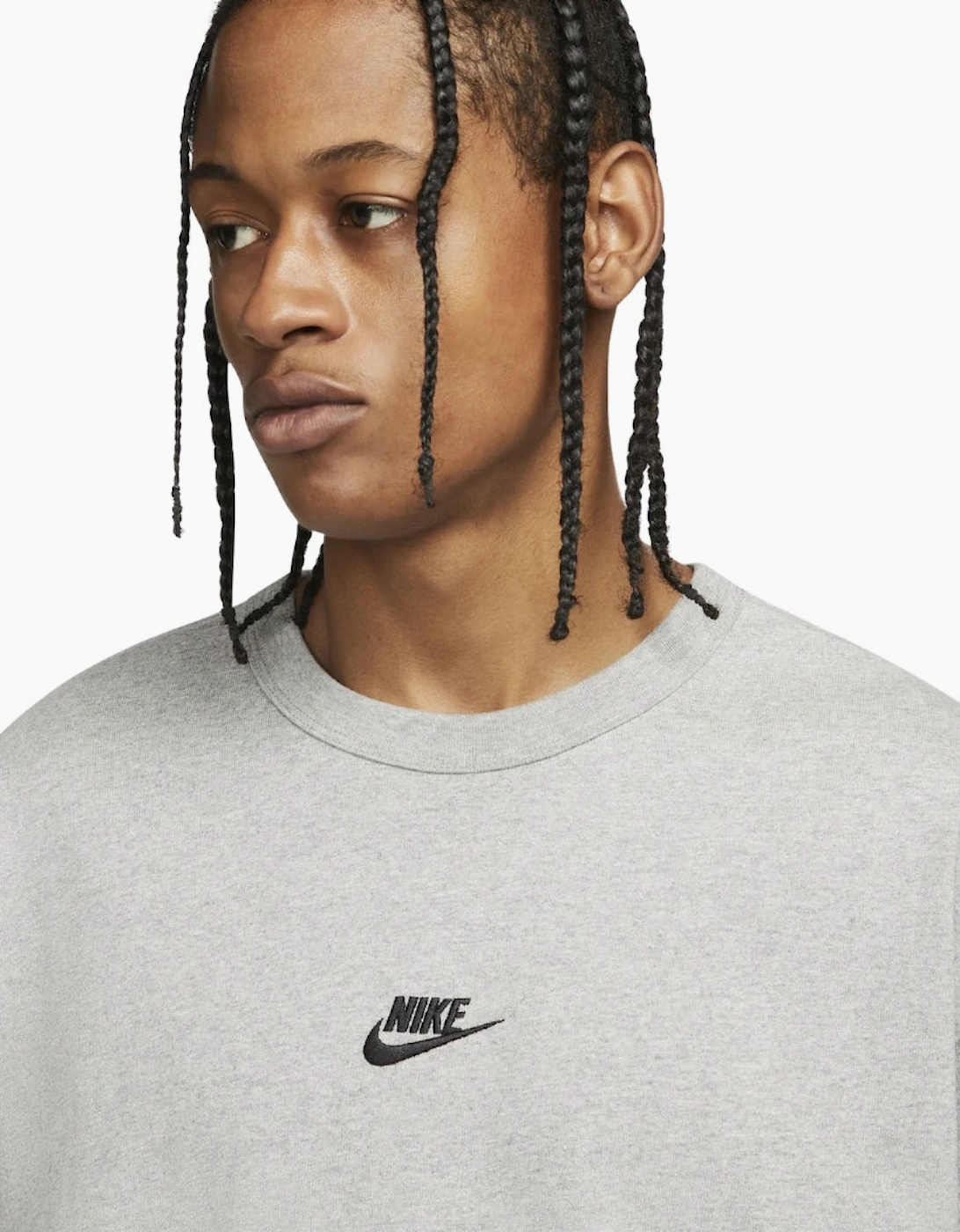 Nike Sportswear Premium Essentials Grey T-Shirt