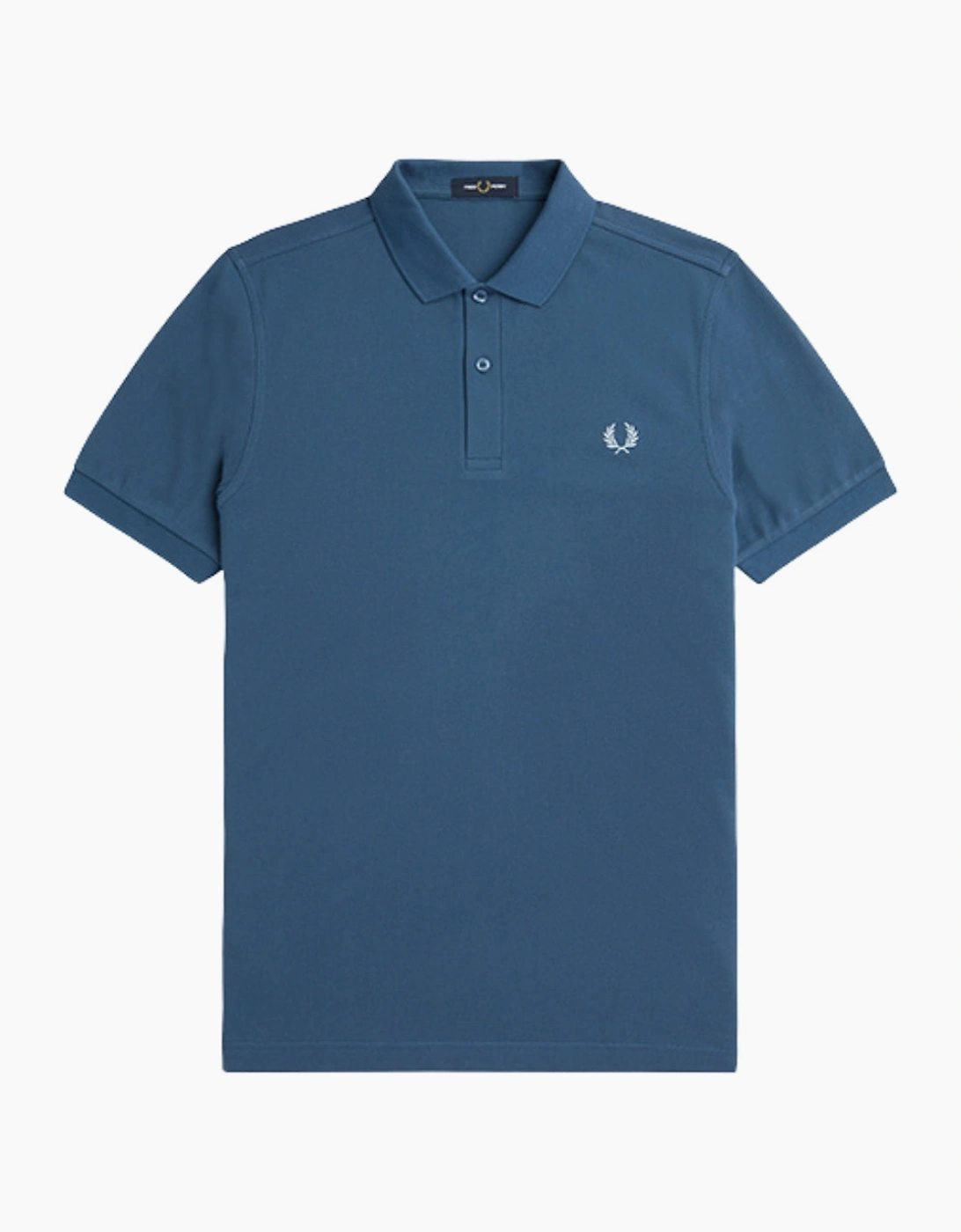 Fred Perry Classic Midnight Blue Ice Logo Polo Shirt, 4 of 3