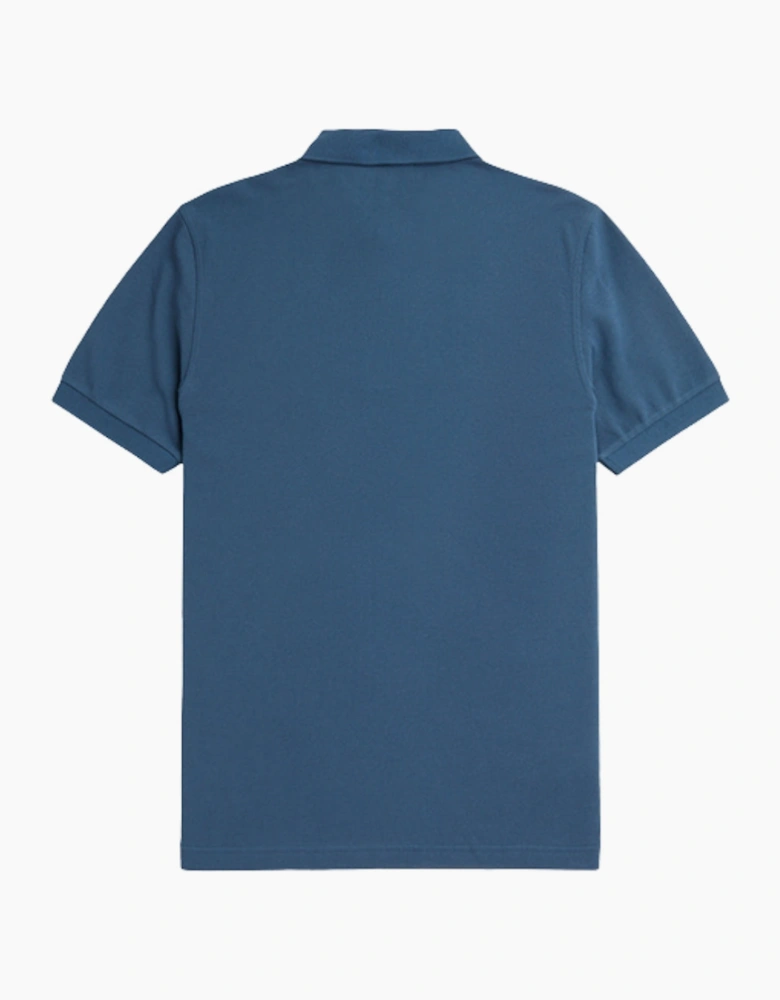 Fred Perry Classic Midnight Blue Ice Logo Polo Shirt