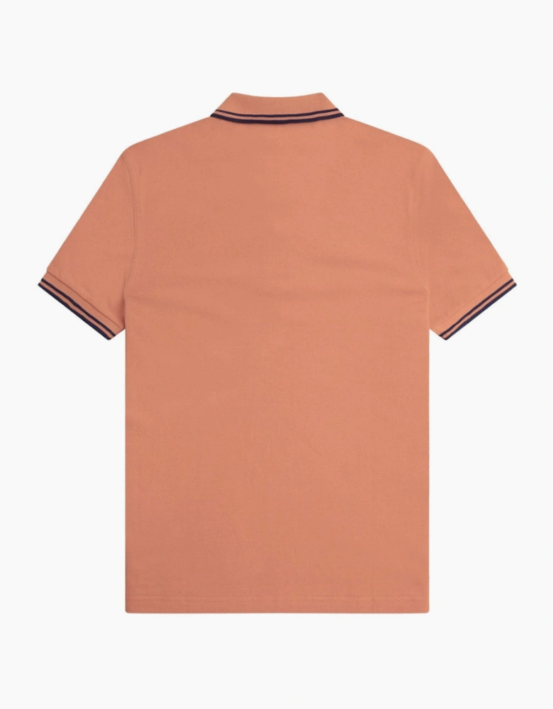 Fred Perry Twin Tipped Light Rust Polo Shirt