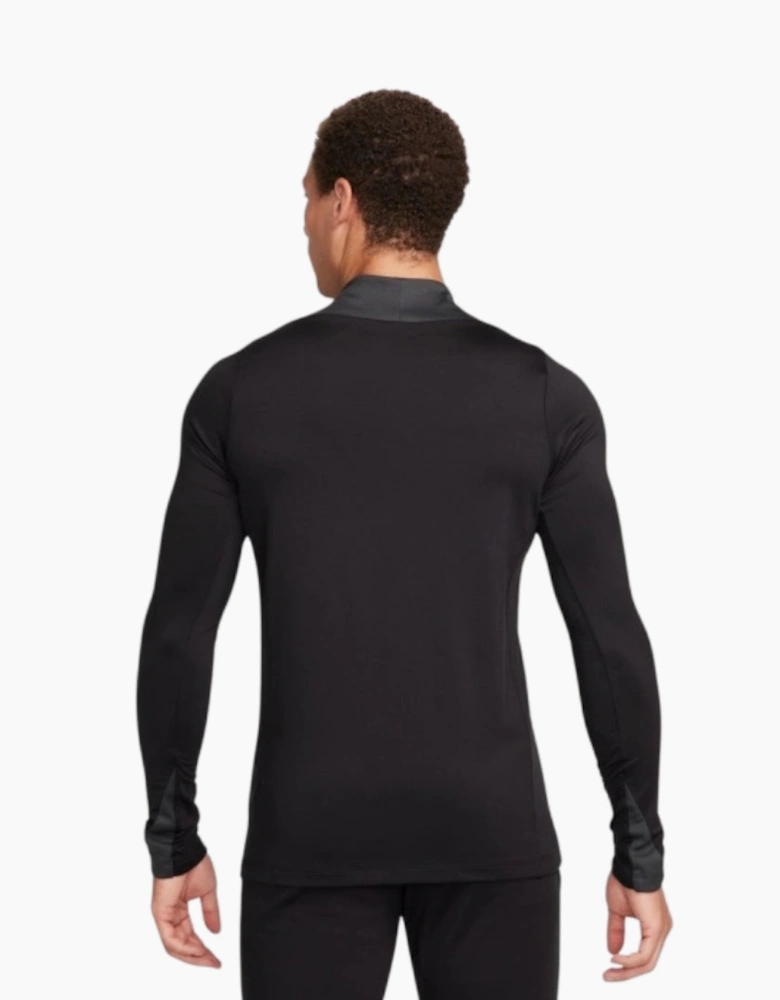 Nike Dri-FIT Strike Drill Black 3/4 Zip Top