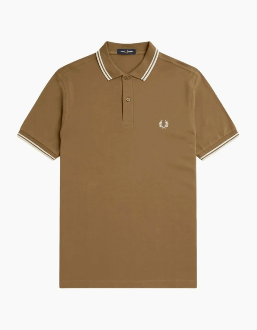 Fred Perry Twin Tipped Shaded Stone Polo Shirt, 6 of 5