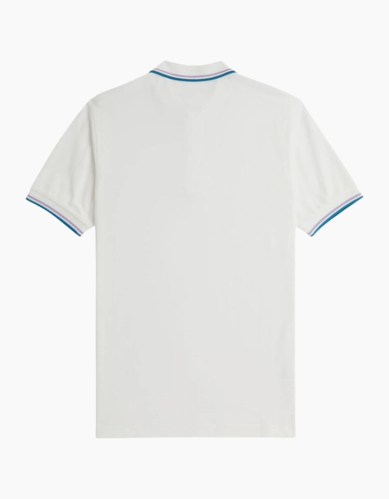Fred Perry Twin Tipped Snow White Polo Shirt