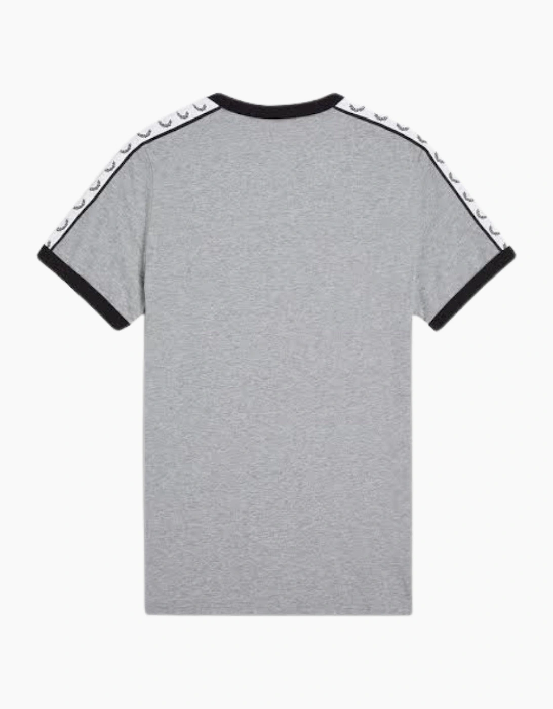 Fred Perry Taped Ringer Steel Marl T-Shirt