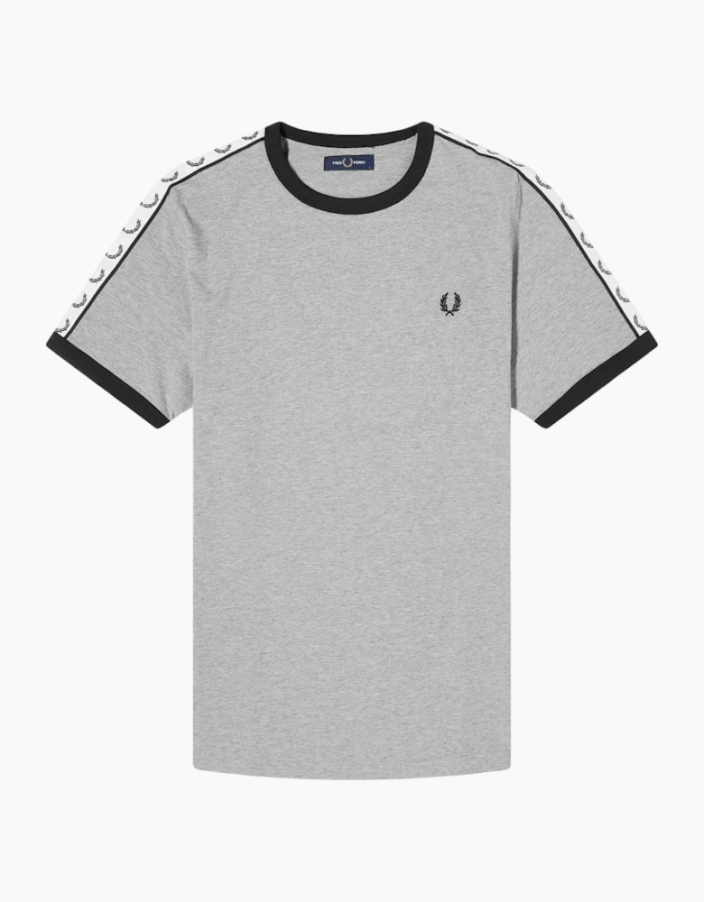 Fred Perry Taped Ringer Steel Marl T-Shirt