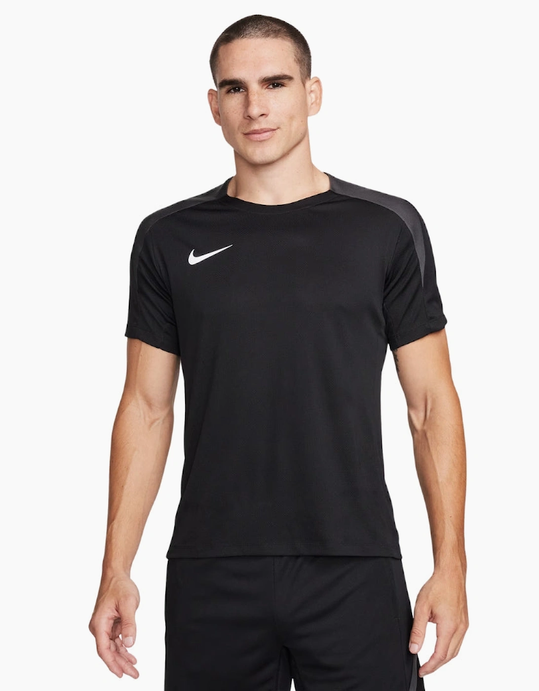 Nike Strike Dri-FIT Short-Sleeve Black Football Top