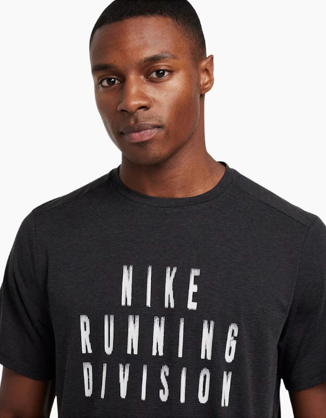 Nike Men's Dri-FIT 365 Running Division Black T-Shirt