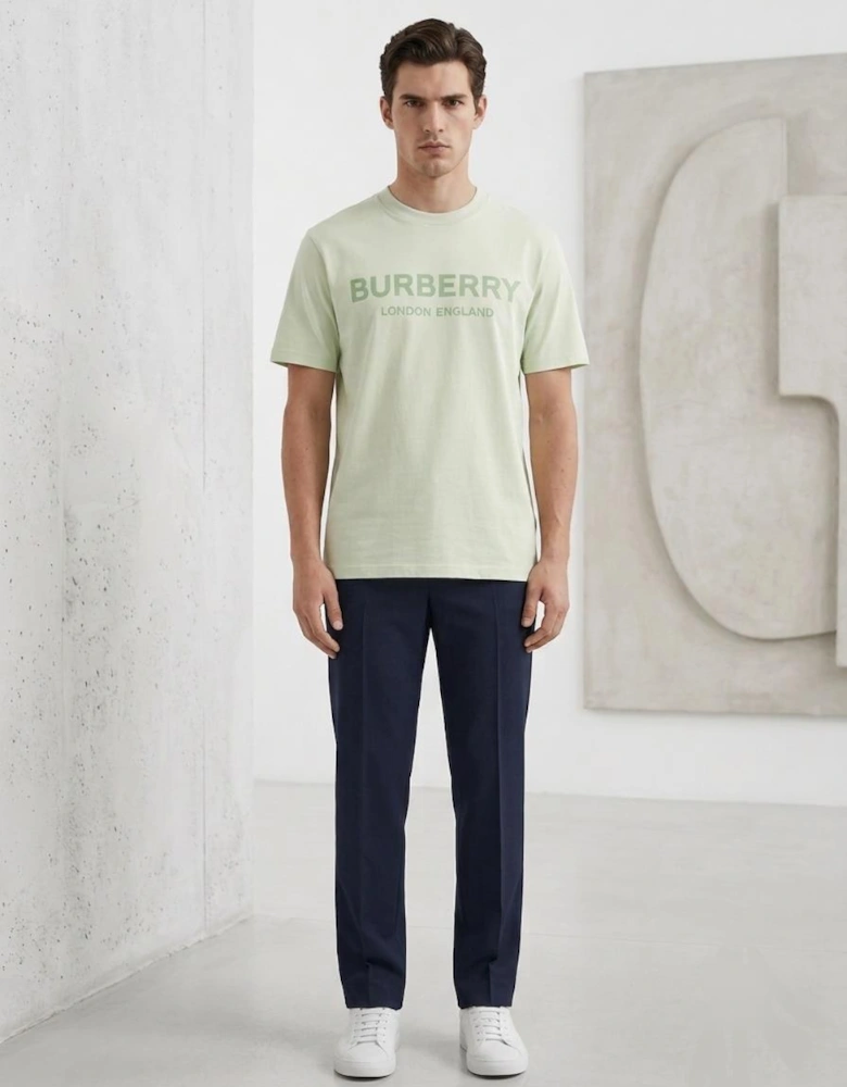 Burberry London Logo T Shirt Mint Green
