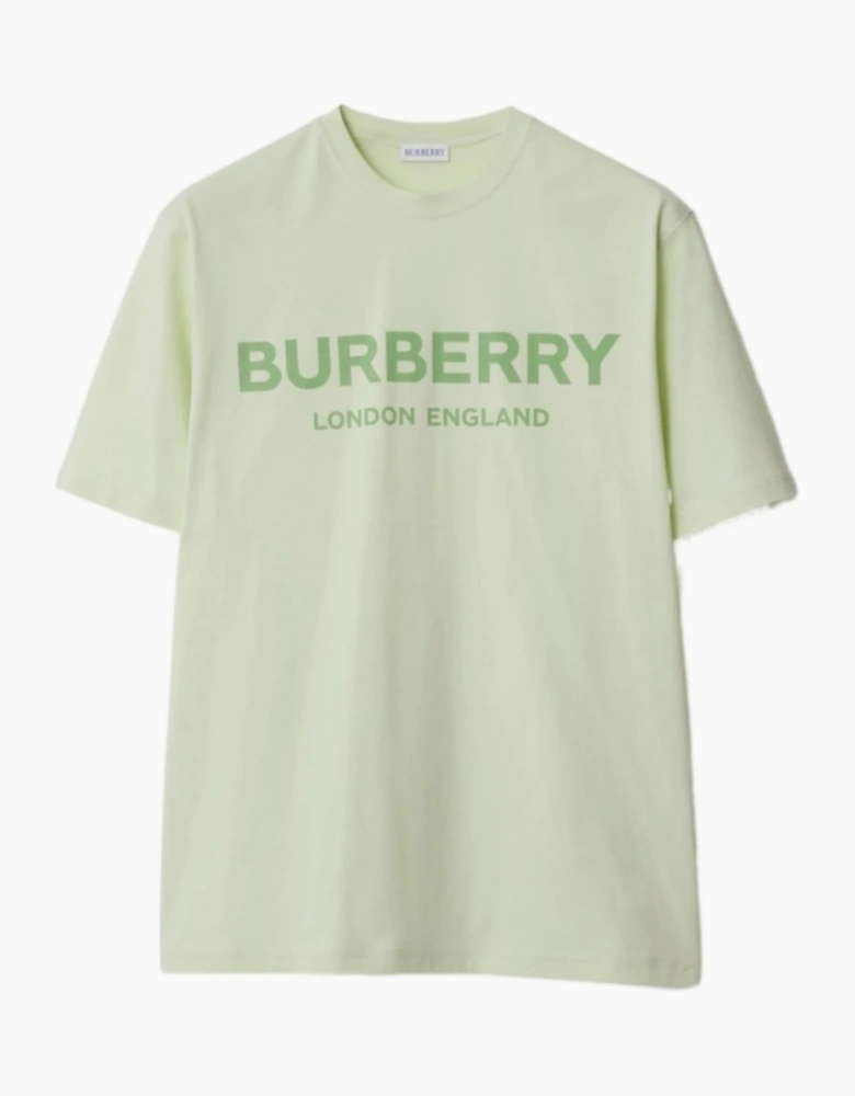 Burberry London Logo T Shirt Mint Green