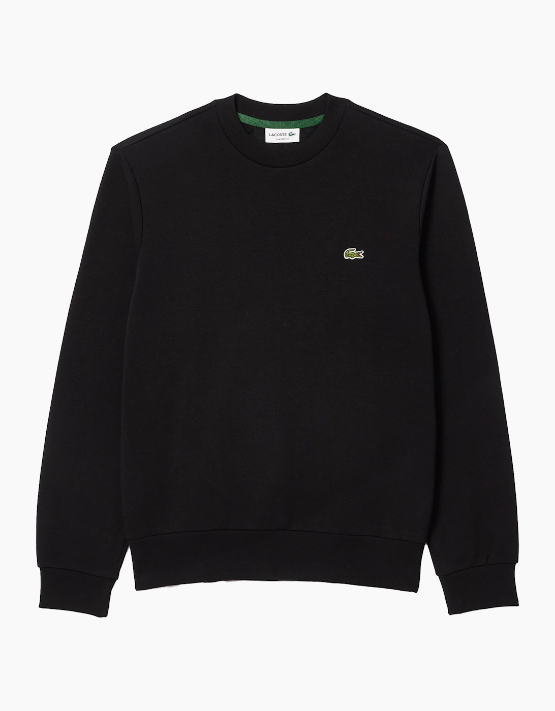 Lacoste Fleece Crew Sweatshirt Black, 5 of 4