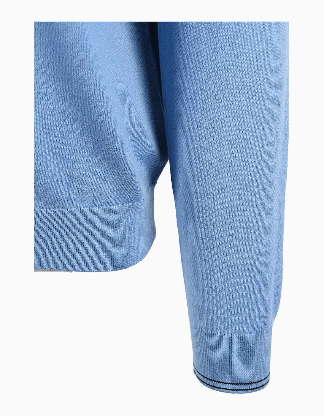 PAUL SMITH ZIP NECK SWEATSHIRT BLUE