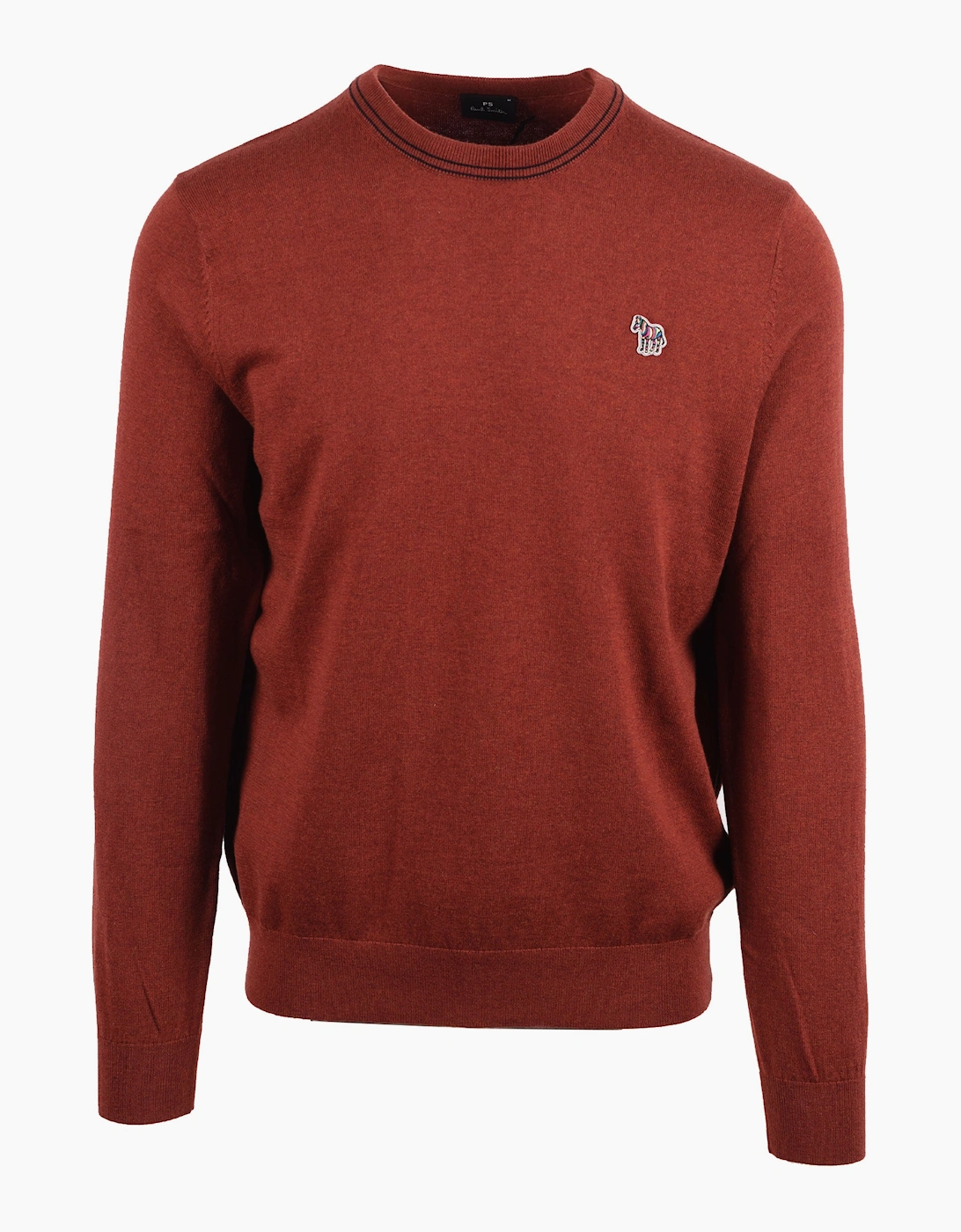 PAUL SMITH ZEB BADGE CREW NECK SWEATSHIRT RED, 4 of 3