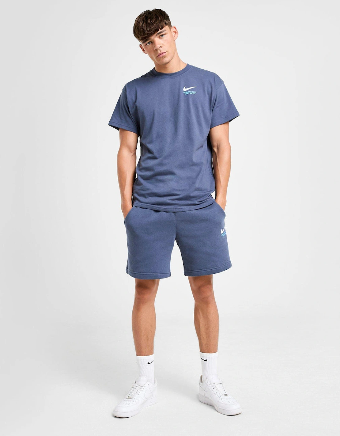 Nike Athletic T-Shirt and Short Set Thunder Blue, 4 of 3