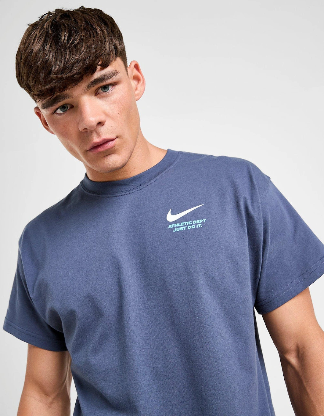 Nike Athletic T-Shirt and Short Set Thunder Blue
