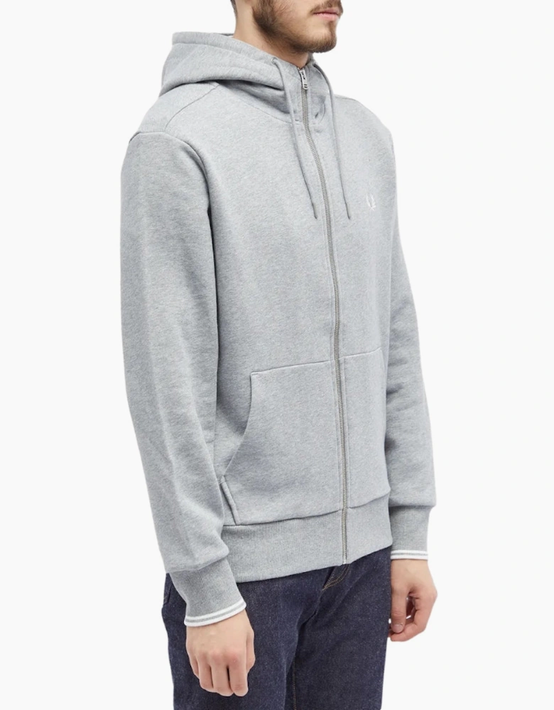 Fred Perry Steel Marl Zip Hoodie