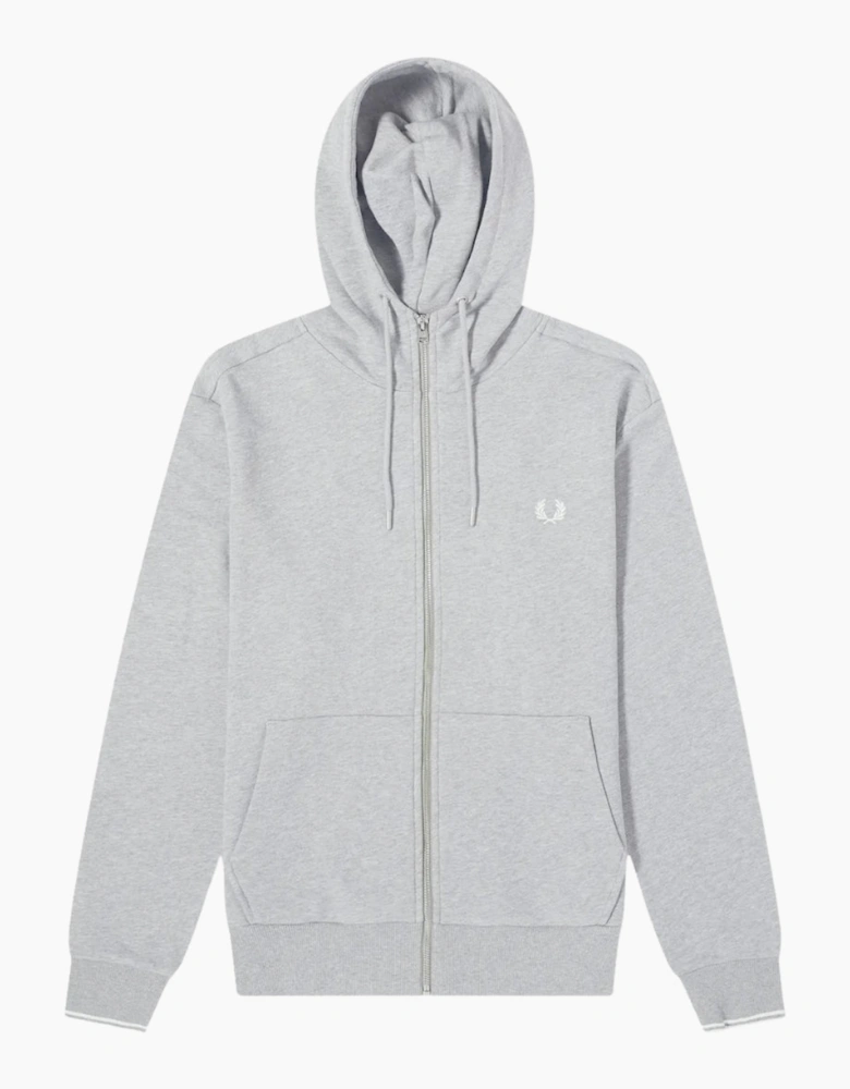 Fred Perry Steel Marl Zip Hoodie
