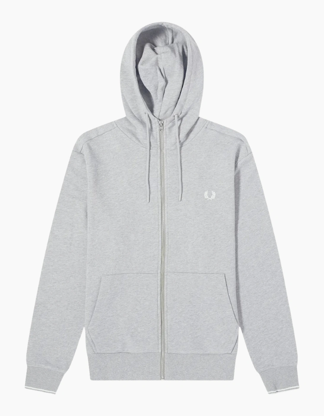 Fred Perry Steel Marl Zip Hoodie