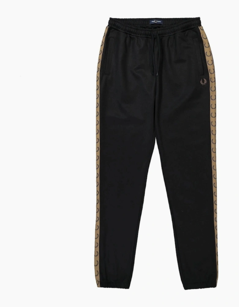 Fred Perry Seasonal Taped Black Sweatpants