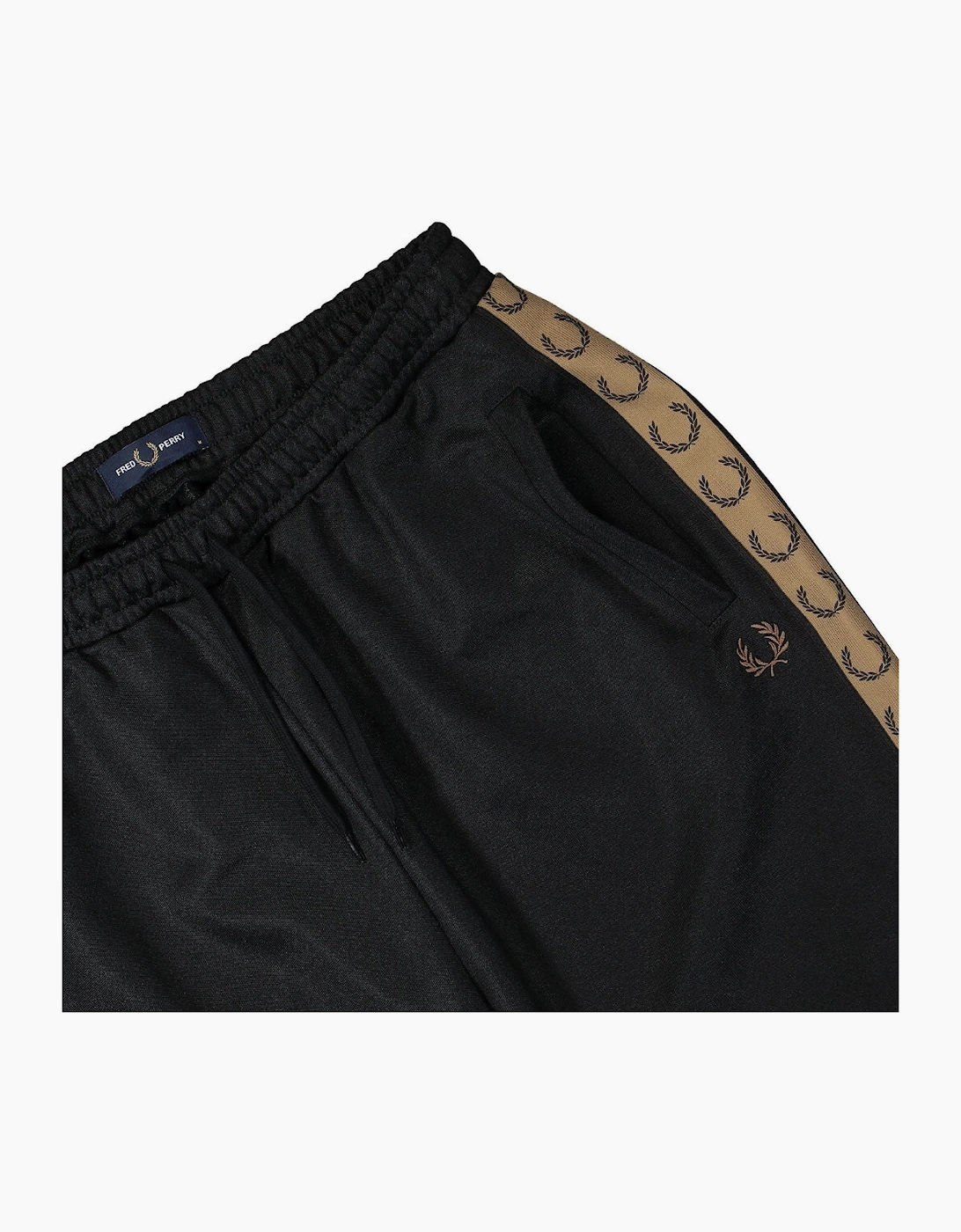 Fred Perry Seasonal Taped Black Sweatpants