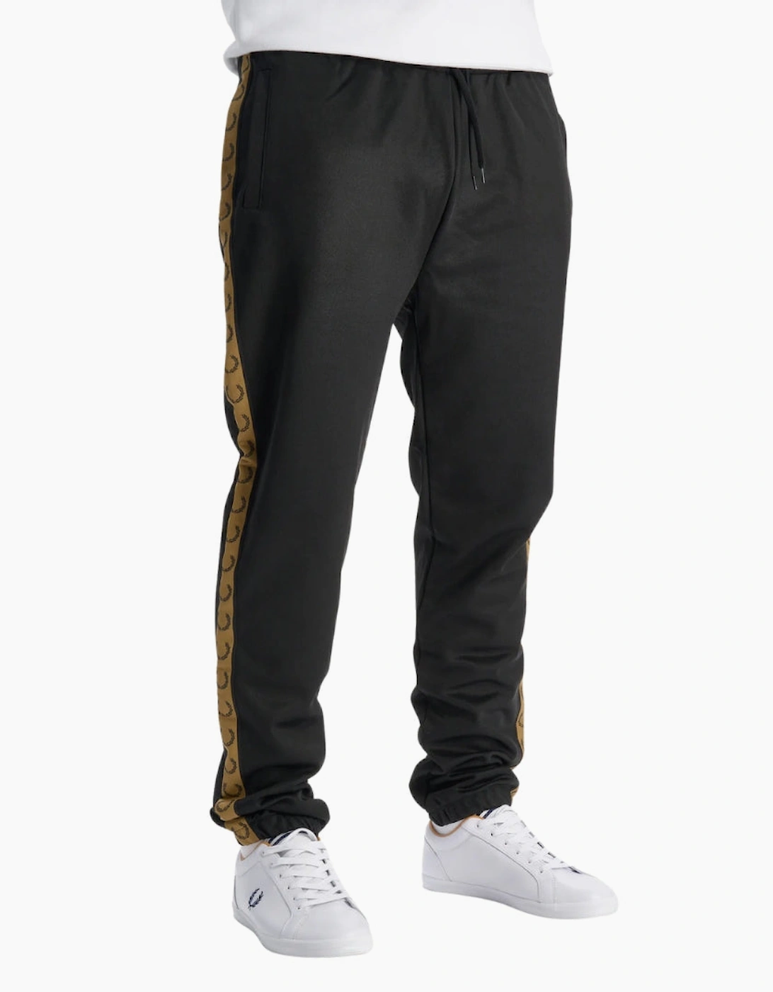 Fred Perry Seasonal Taped Black Sweatpants