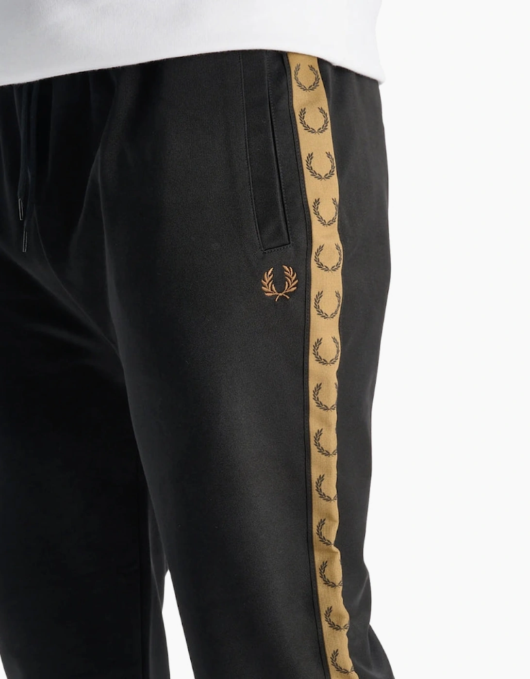 Fred Perry Seasonal Taped Black Sweatpants
