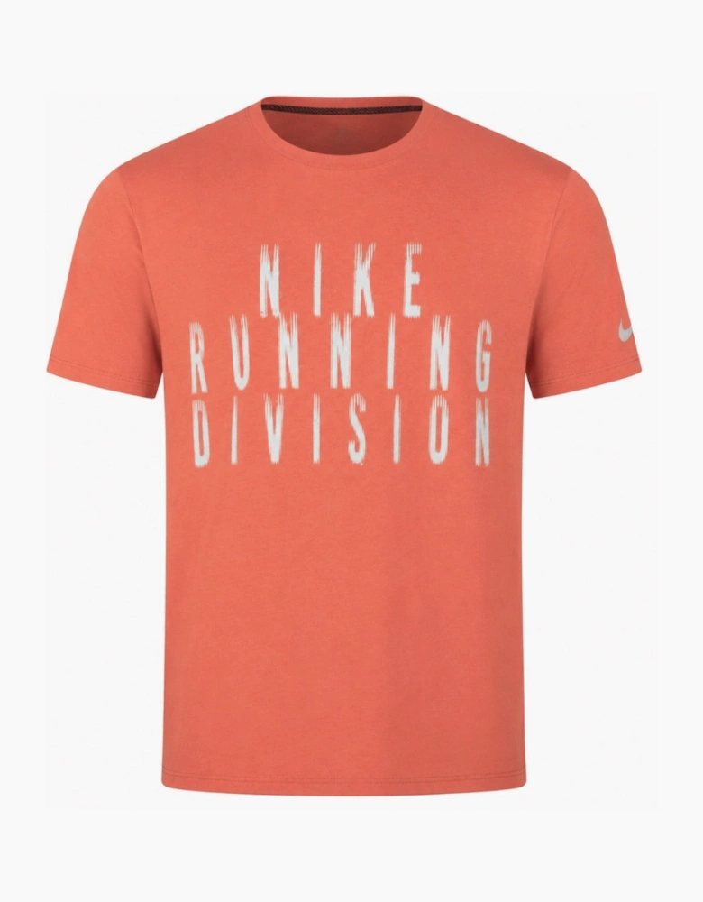 Nike Rise 365 Running Division Men's Dri-FIT Short-Sleeve Pink Running Top